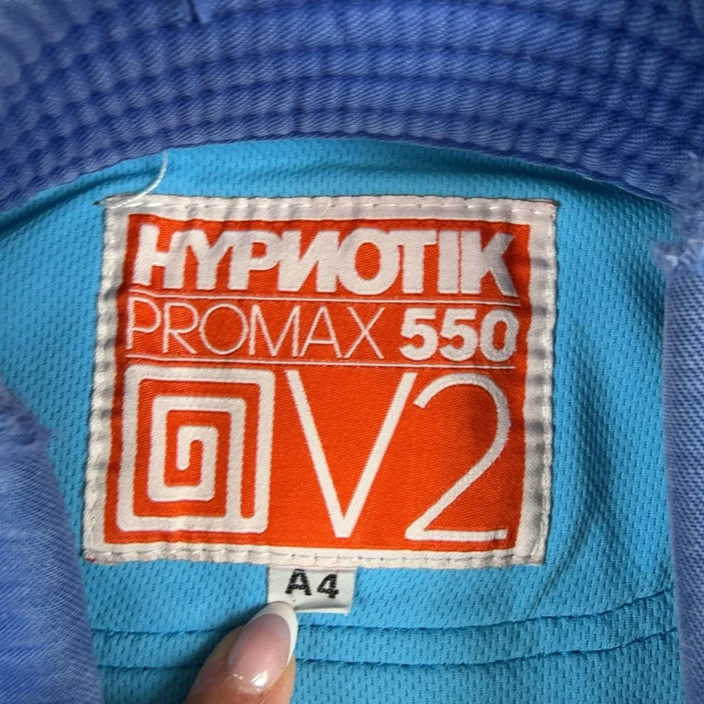 Hypnotik Promax 550 V2 Jiu Jitsu Gi Jacket Mens XL Blue BJJ Top Kimono